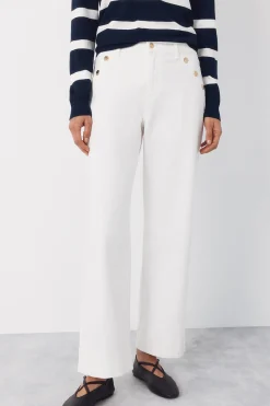 Jeans Palazzo botones