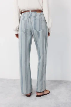 Jeans rayas Recto