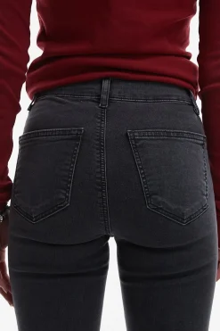Jeans skinny de tiro alto