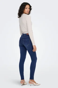Jeans Skinny Tiro Alto