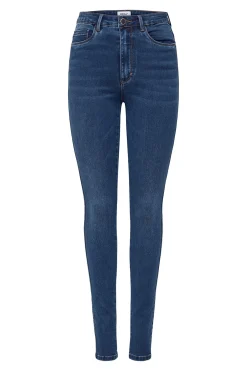 Jeans Skinny Tiro Alto