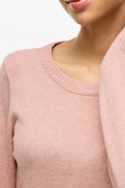 Jersey con cuello redondo de viscosa
