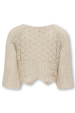 Jersey de punto ligero cropped