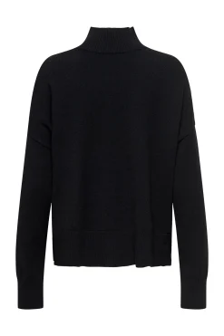 Jersey de rayas cuello alto