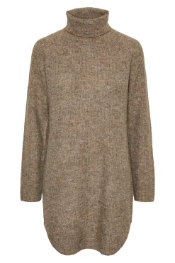 Jersey largo cuello vuelto