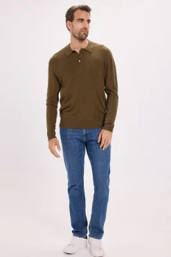 Jersey polo regular fit