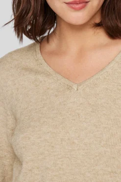 Jersey punto cuello pico