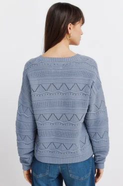 Jersey punto pointelle