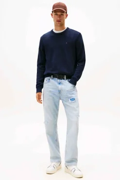 Jersey slim de cuello caja