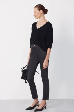 Legging punto denim