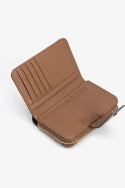 Monedero con solapa bicolor