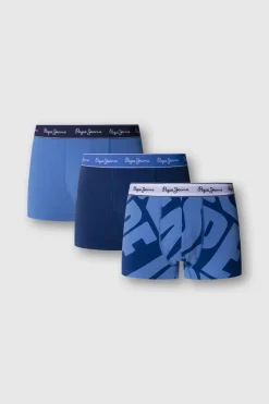 Pack 3 boxer liso y logo
