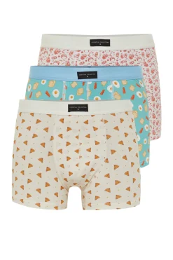 Pack 3 boxers de algodón multicolor