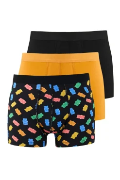 Pack 3 boxers lisos de algodón