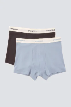 Pack 2 boxers punto algodón