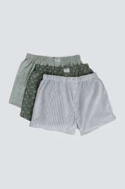 Pack 3 calzoncillos estampado retro