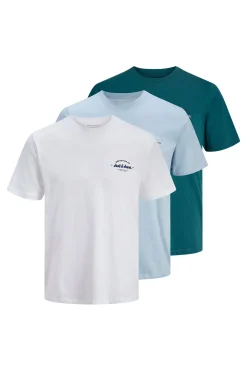 Pack 3 camisetas b&aacute;sicas
