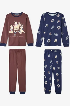 Pack de 2 pijamas de manga larga de algod&oacute;n Farm-Tastic para ni&ntilde;o