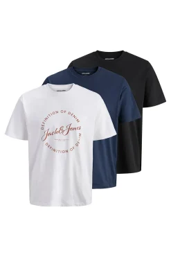 Pack tres camisetas de algod&oacute;n