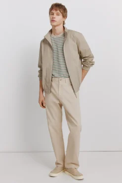 Pantal&oacute;n 5 bolsillos lavado straight fit