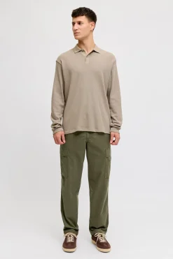Pantal&oacute;n cargo algod&oacute;n tiro medio