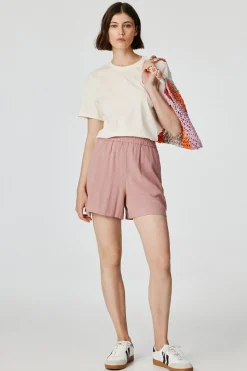 Pantalón corto lino