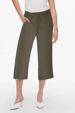 Pantalón cropped fluido