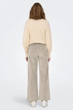 Pantal&oacute;n de pana wide leg
