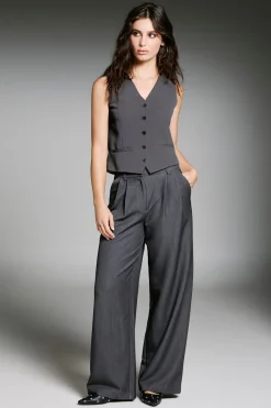 Pantalón de traje wide leg