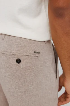 Pantal&oacute;n estructura lino comfort slim fit