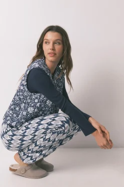 Pantalón largo estampado boho