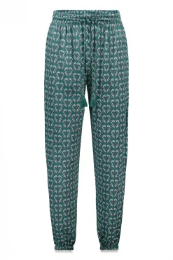 Pantal&oacute;n largo punto ante estampado corazones