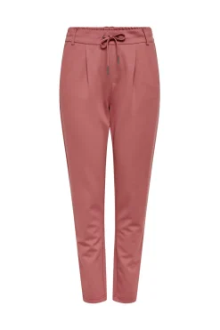 Pantal&oacute;n largo recto cintura alta el&aacute;stica