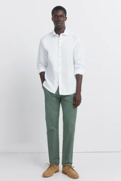 Pantalón microestampado slim fit