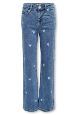 Pantal&oacute;n vaquero bordado ni&ntilde;a