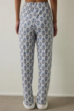 Pantalones de pijama con efecto t&eacute;rmico Floral Tea Time
