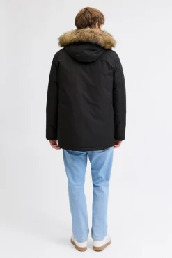 Parka capucha pelo