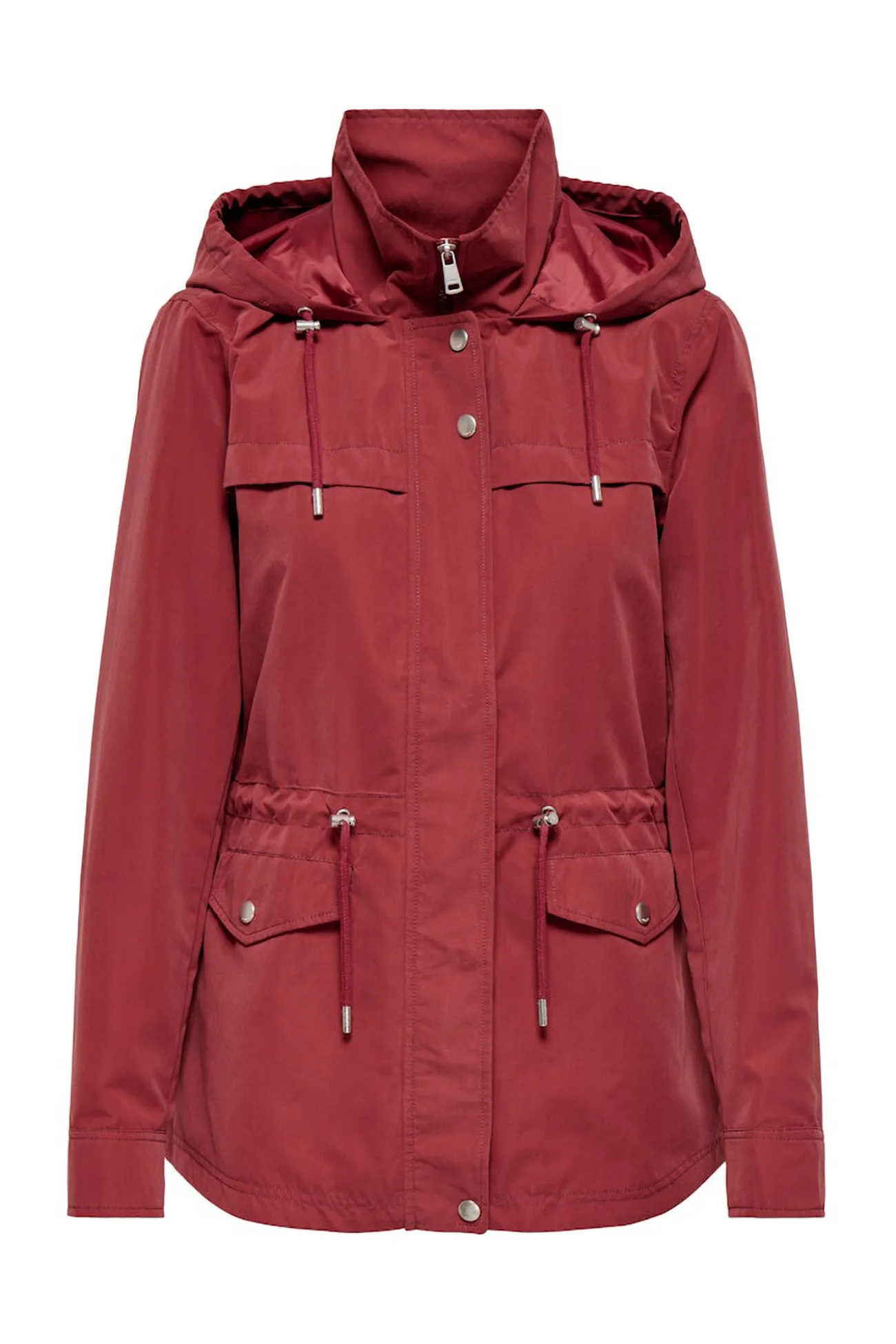 Parka corta con capucha