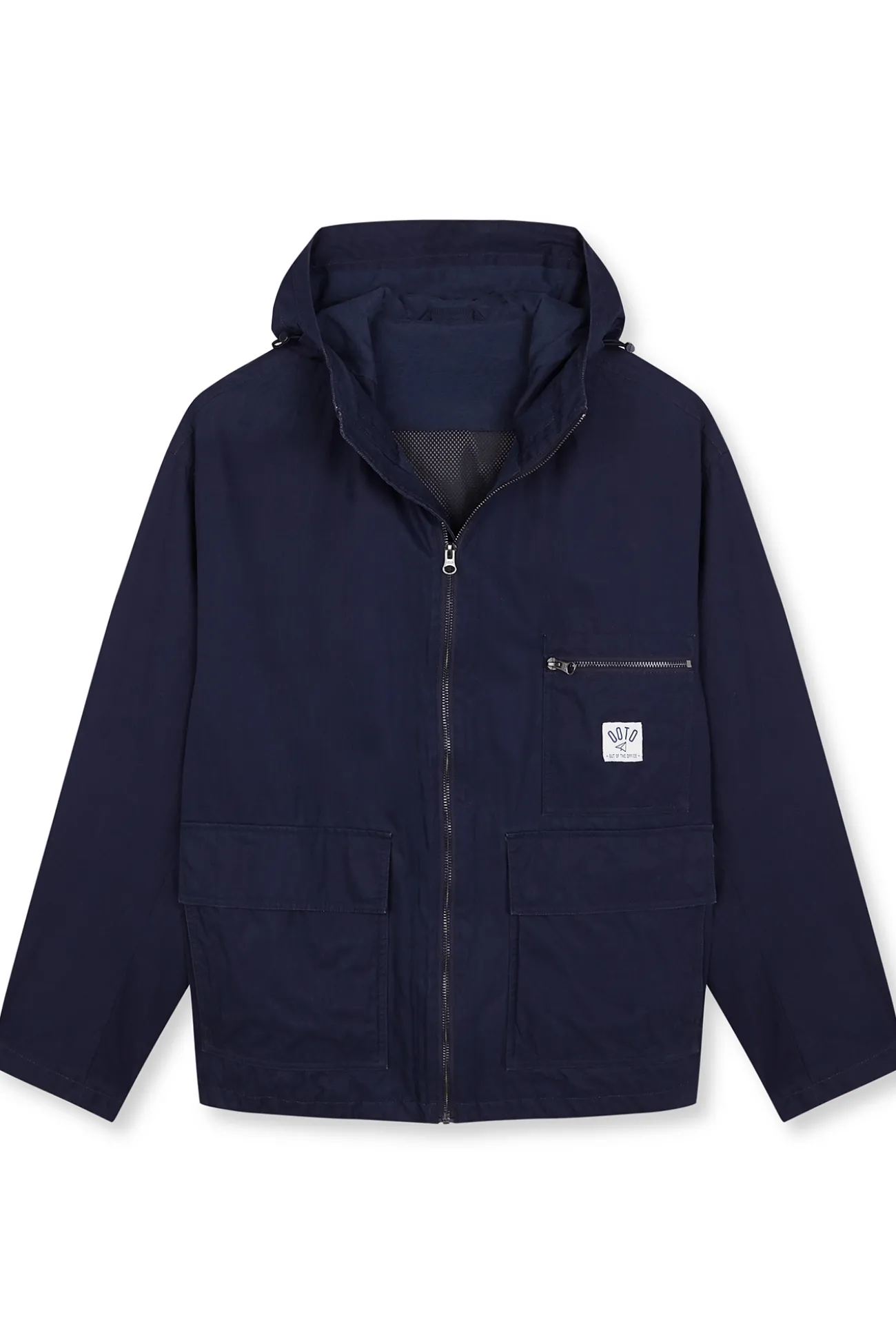 Parka corta con capucha