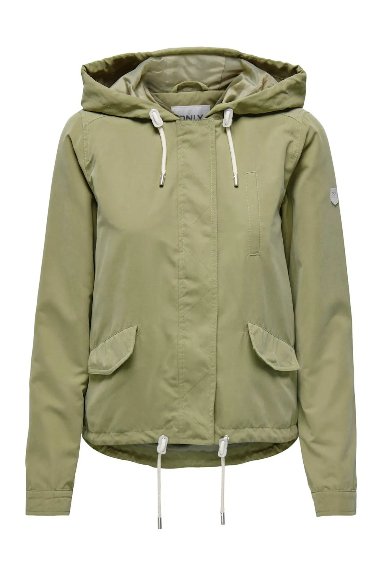 Parka corta con capucha