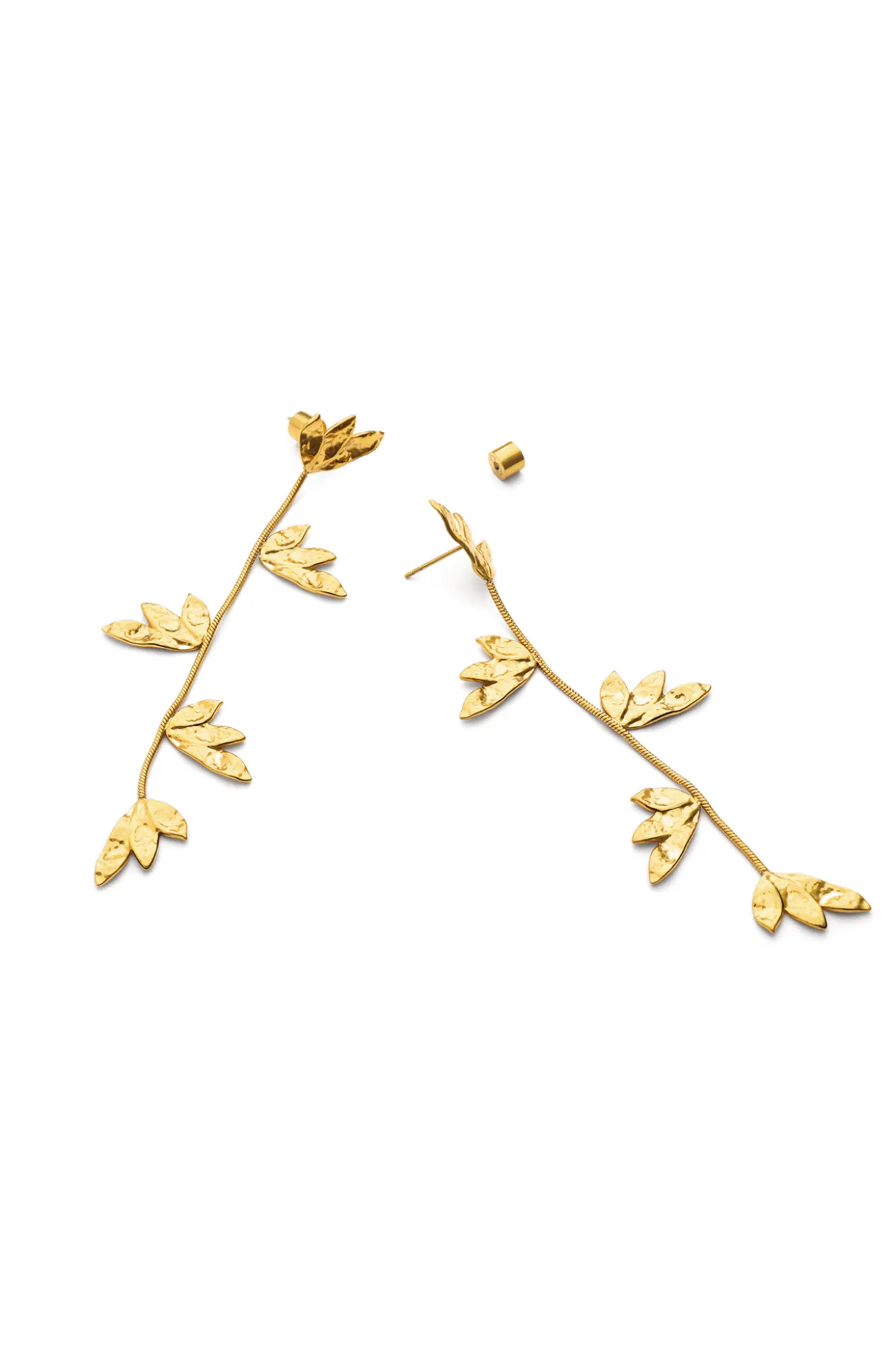 Pendientes Florenda Acero Baño Oro