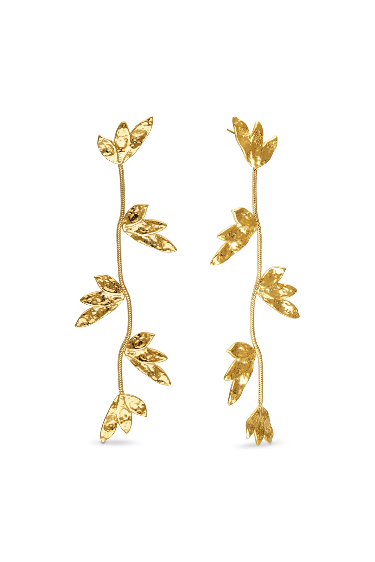 Pendientes Florenda Acero Baño Oro