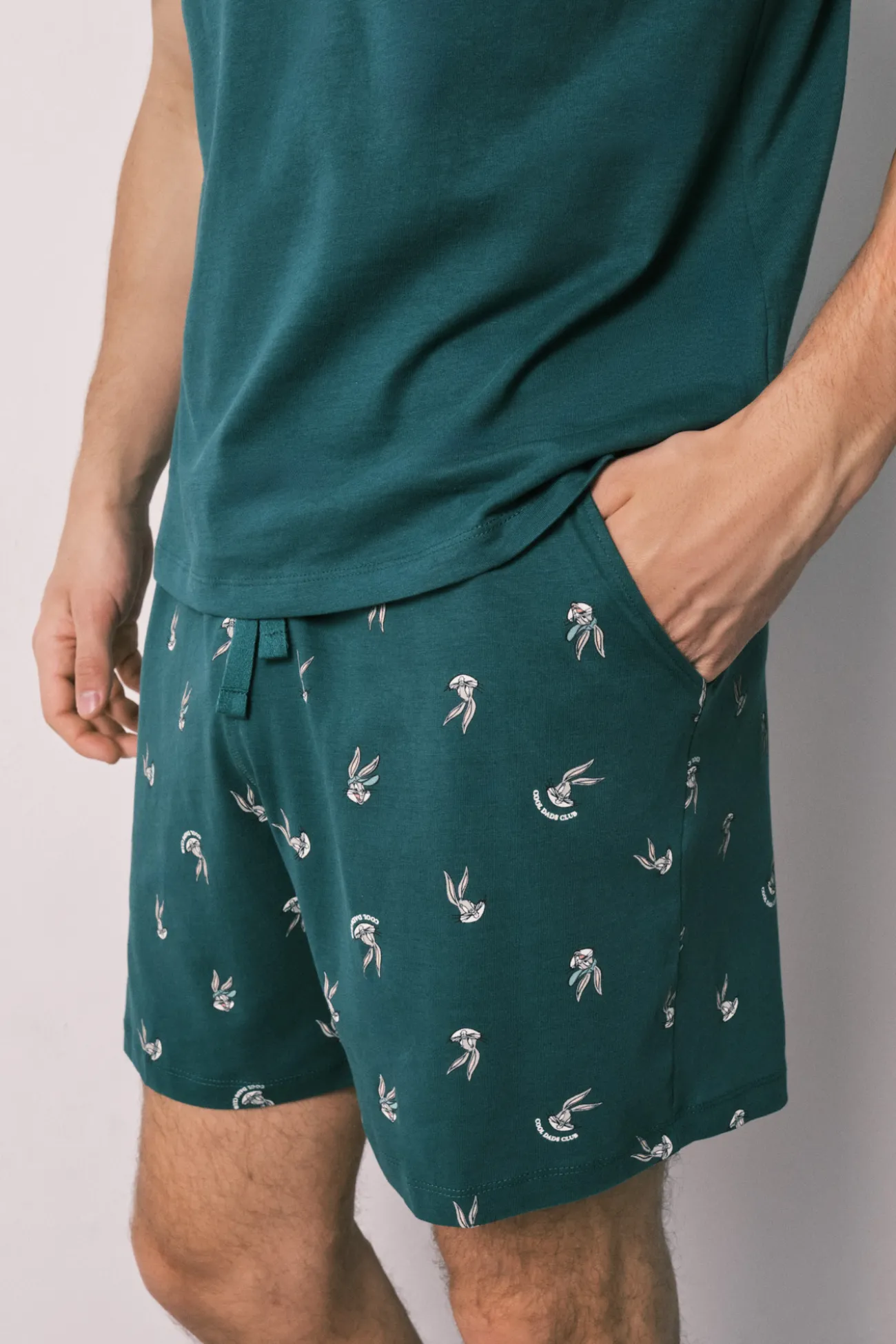 Pijama corto hombre 100% algodón Bugs Bunny