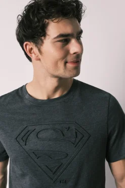 Pijama corto hombre algodón Superman