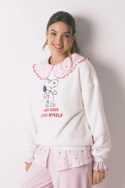 Pijama largo polar Snoopy