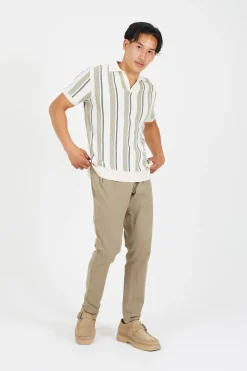 Polo de punto con manga corta