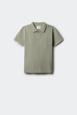 Polo manga corta tricot ni&ntilde;o