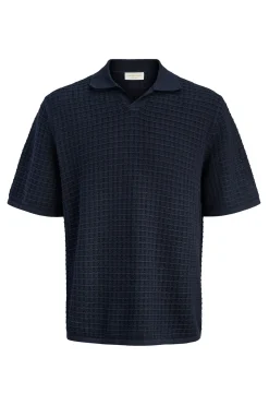 Polo punto cuello abierto