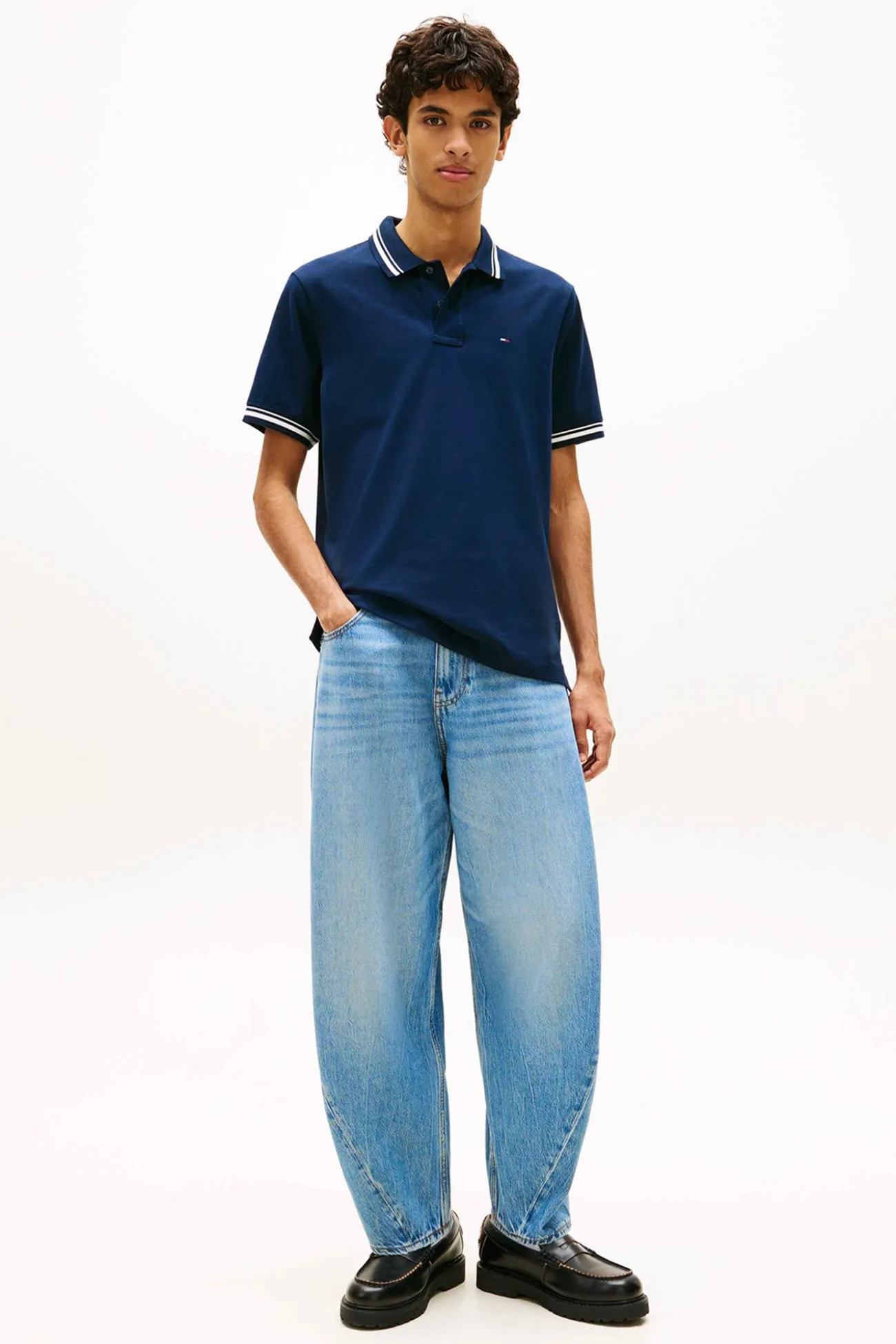 Polo regular manga corta
