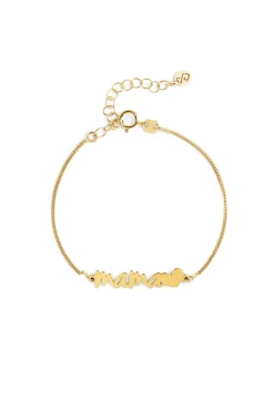 Pulsera Mam&aacute; Heart Oro